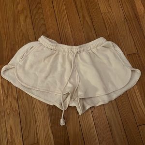Cream colored pacsun shorts